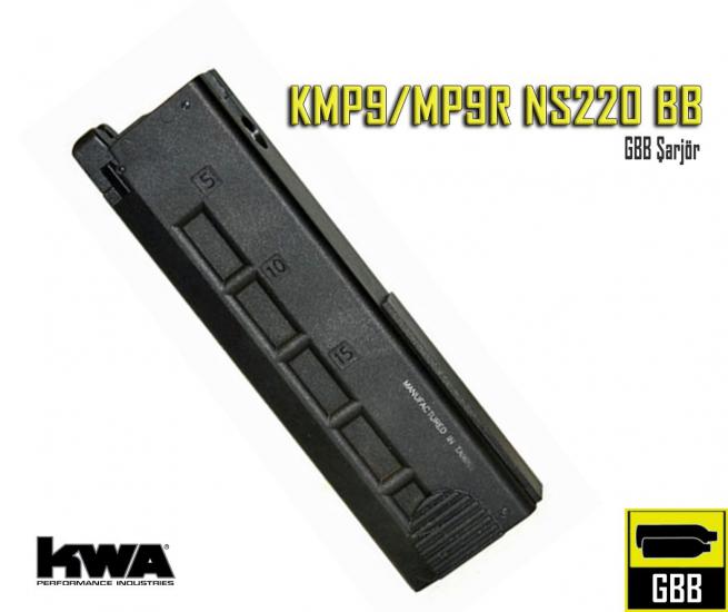 KWA KMP9/MP9R NS2 20 BB GBB YEDEK ŞARJÖR