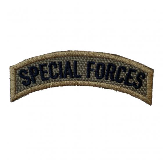 SPECIAL FORCES PATCH - TAN SİYAH