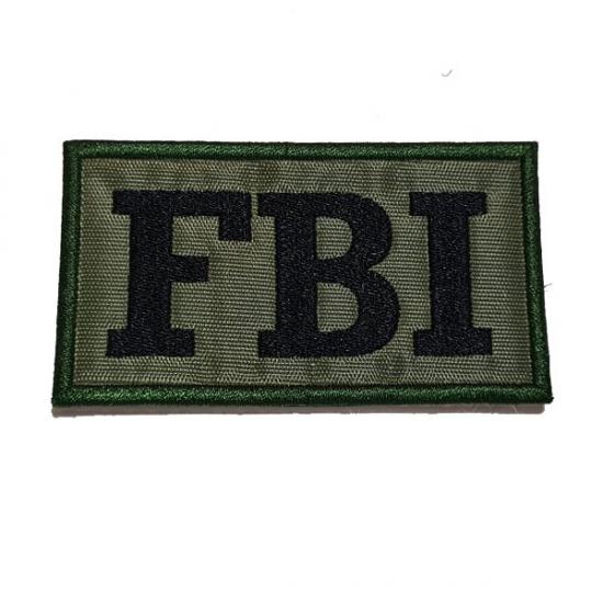 FBI (FEDERAL BUREAU of INVESTIGATION) PATCH - YEŞİL-SİYAH