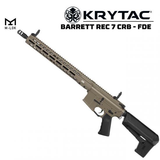 KRYTAC Barrett REC7 Carbine M-LOK AEG Airsoft Tüfek - FDE