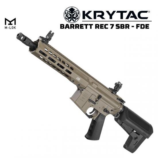KRYTAC Barrett REC7 SBR M-LOK AEG Airsoft Tüfek - FDE