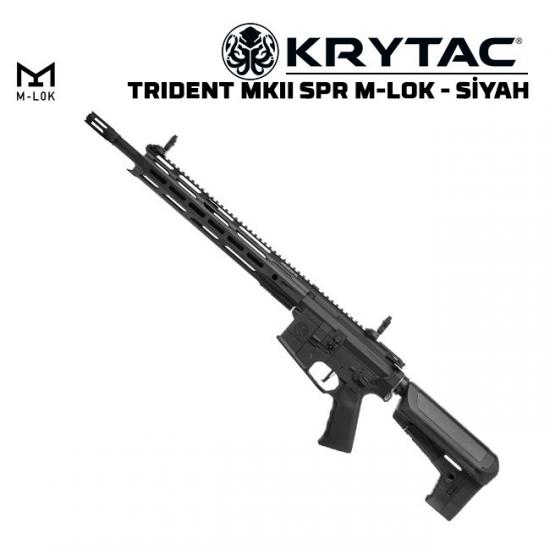 KRYTAC TRIDENT MKII SPR M-LOK AEG Airsoft Tüfek - Siyah