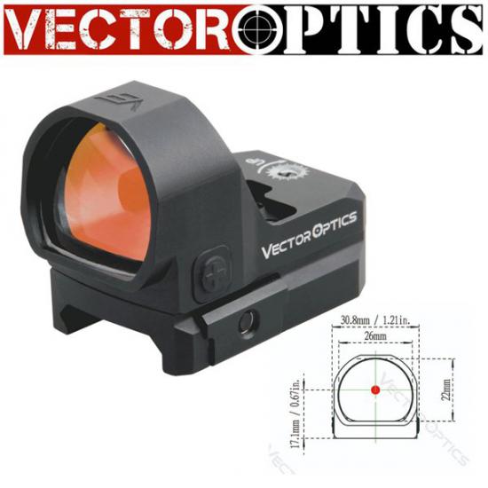 Vector Optics Frenzy-X 1x22x26 MOS RD 3MOA IP6 (MOJ) Red Dot Nişangah