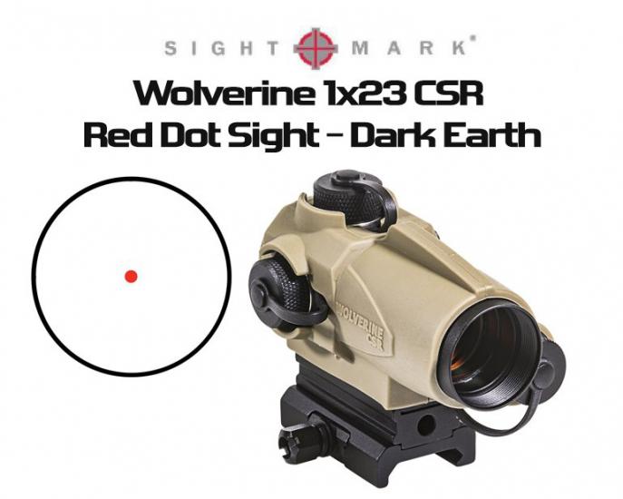 Wolverine 1x23 CSR Red Dot DARK EARTH Nişangah
