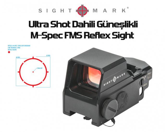 UltraShot M-Spec FMS Reflex Sight Dahili Güneşlikli