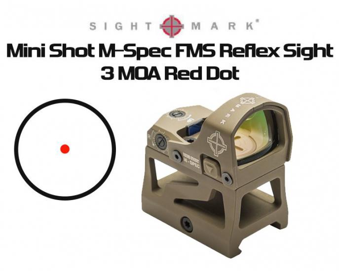 Mini Shot M-Spec FMS Reflex Sight DARK EARTH SM26043DE